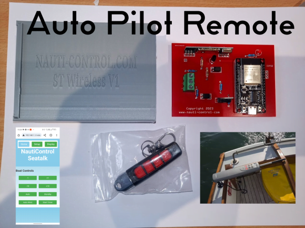 Raymarine / Autohelm Auto Pilot Remote Control Box and NMEA Multiplexer