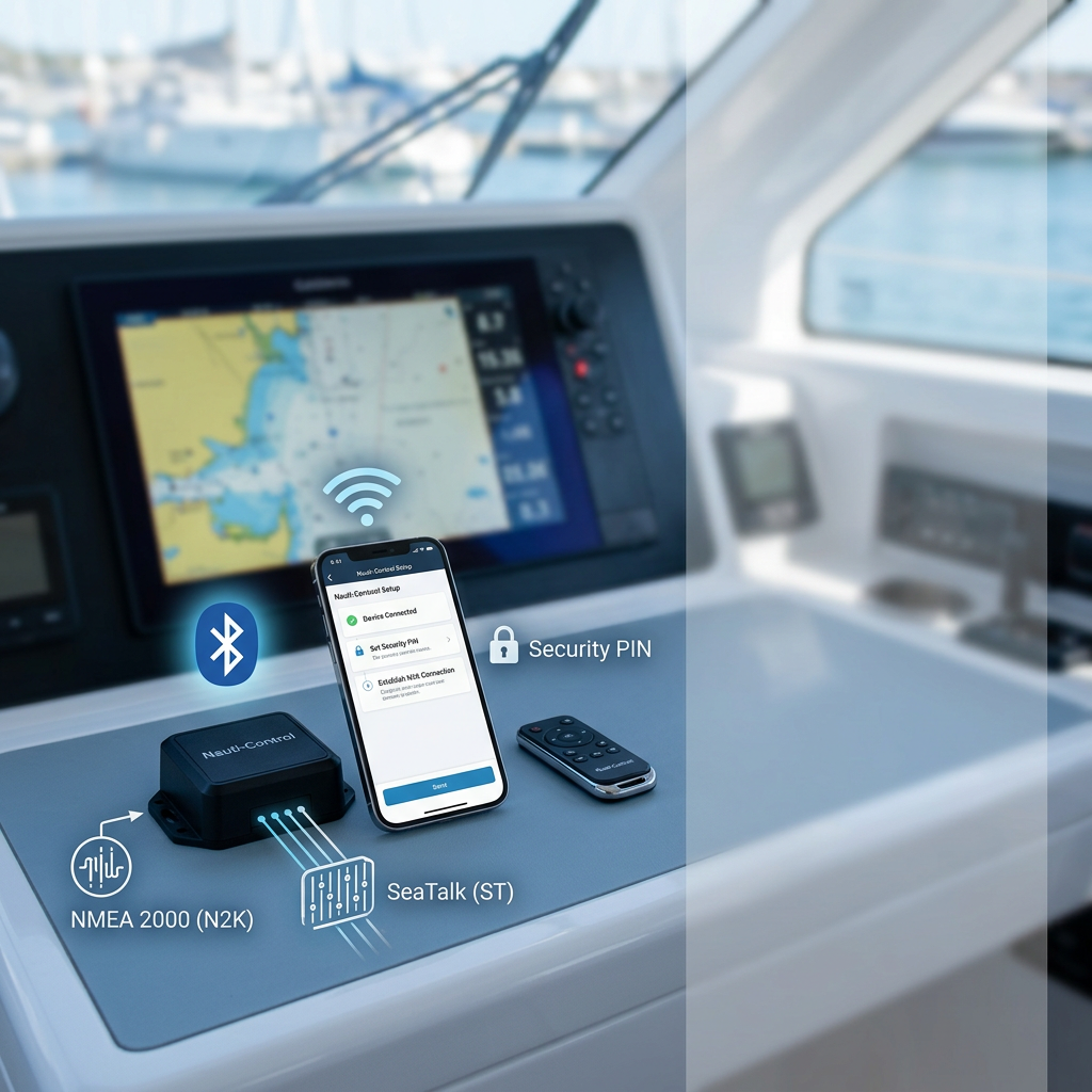 How to Add Wireless Remote Control to Raymarine SeaTalk Autopilots ...